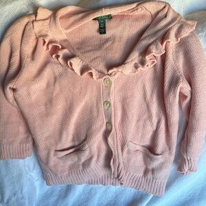Pink Lauren cotton sweater